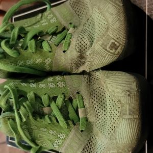 Reebok Nano 5 very worn Crossfit shoes 7.5 green